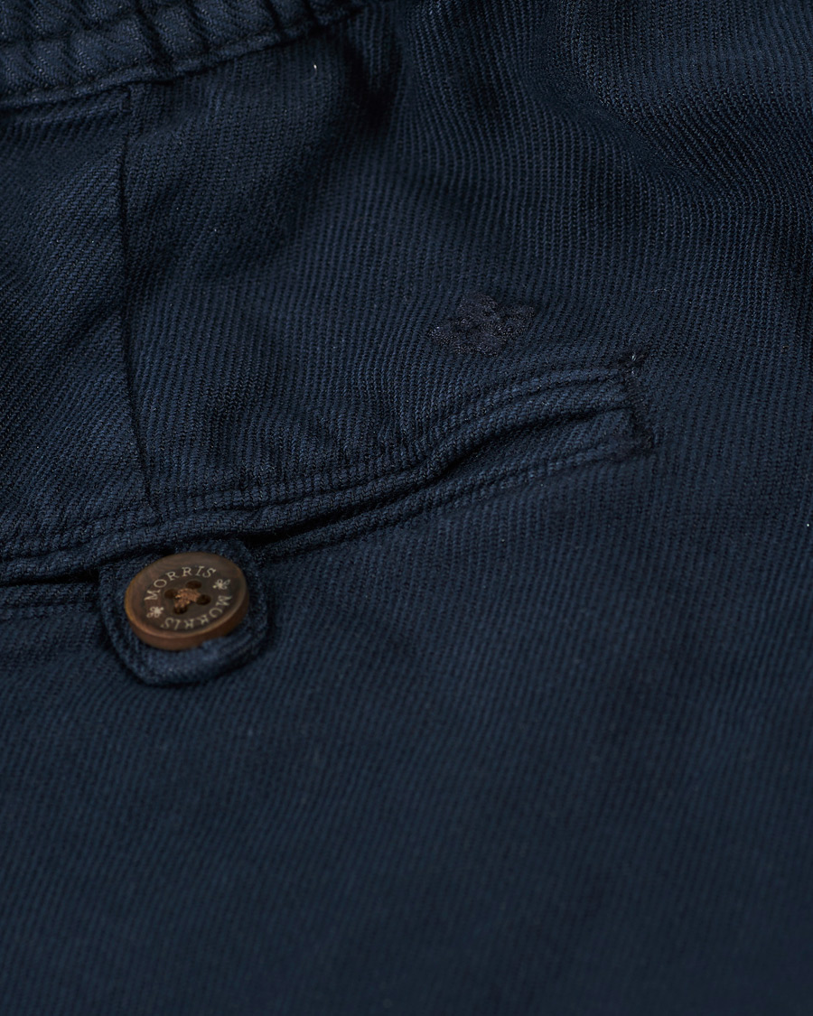 Herre | Shorts | Morris | Winward Linen Drawstring Shorts Blue