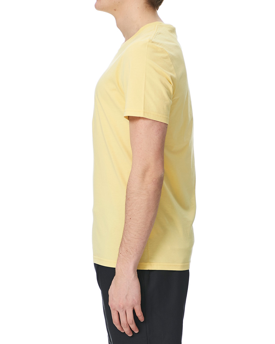 Herre | T-Shirts | Morris | Helton Logo Crew Neck Tee Yellow