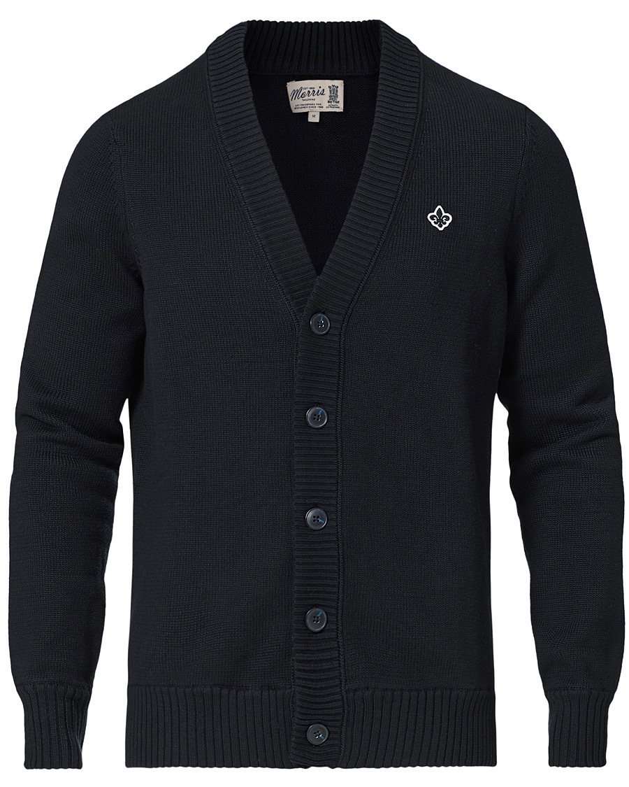 Herre | Gensere | Morris | Marvell Cardigan Old Blue