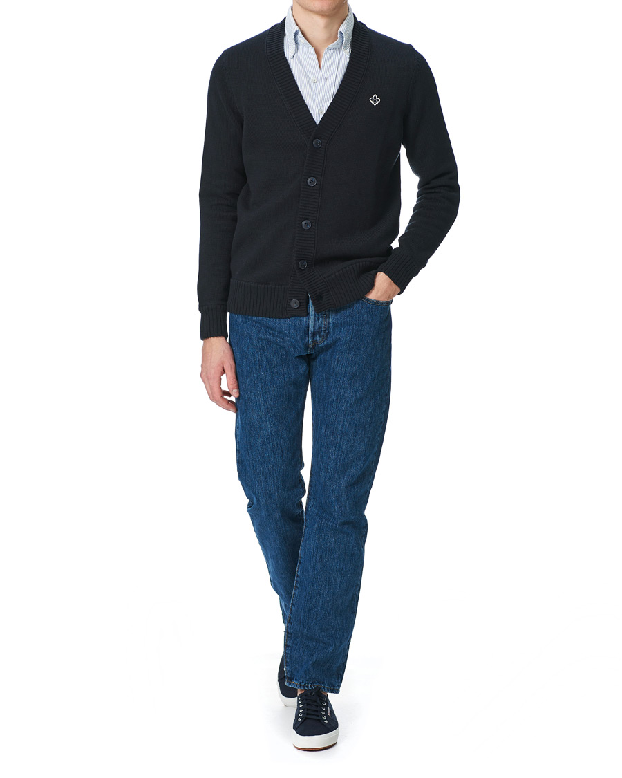 Herre | Gensere | Morris | Marvell Cardigan Old Blue