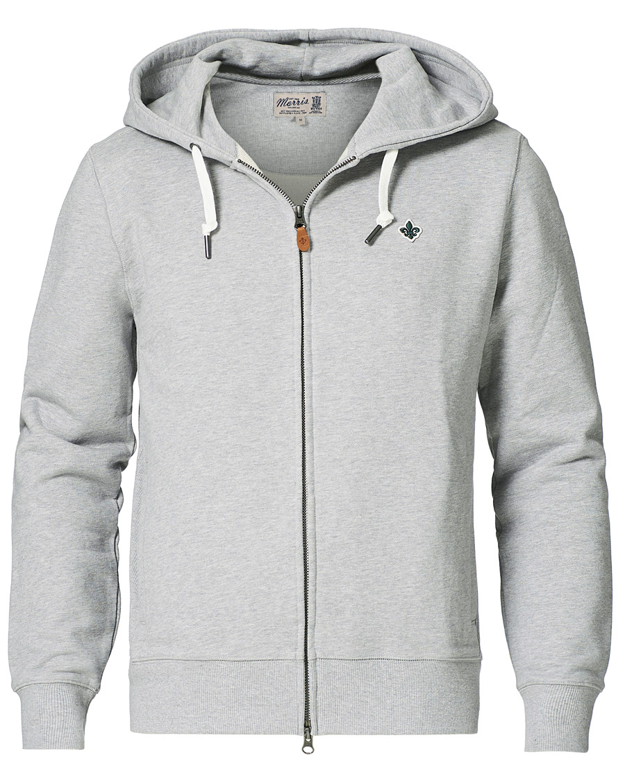 Herre | Gensere | Morris | Berkley Full-Zip Hoodie Grey Melange