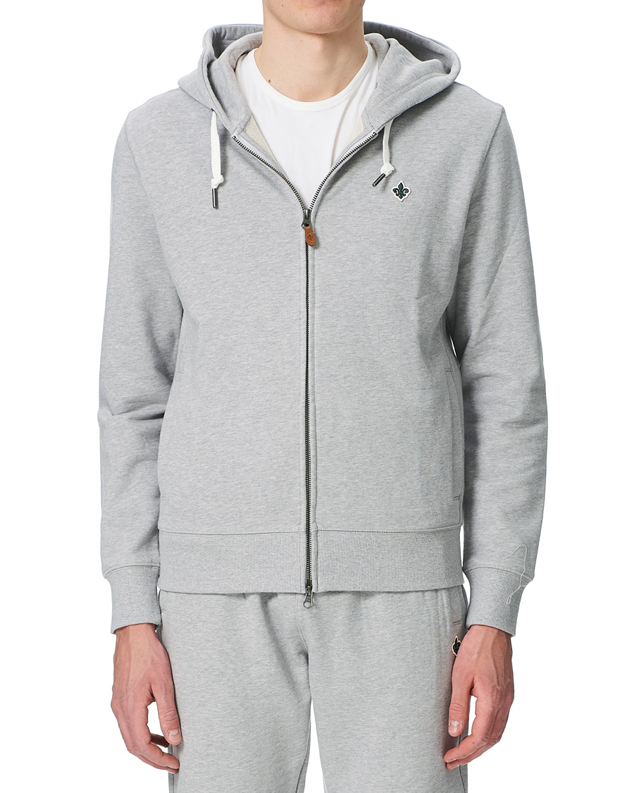 Herre | Gensere | Morris | Berkley Full-Zip Hoodie Grey Melange