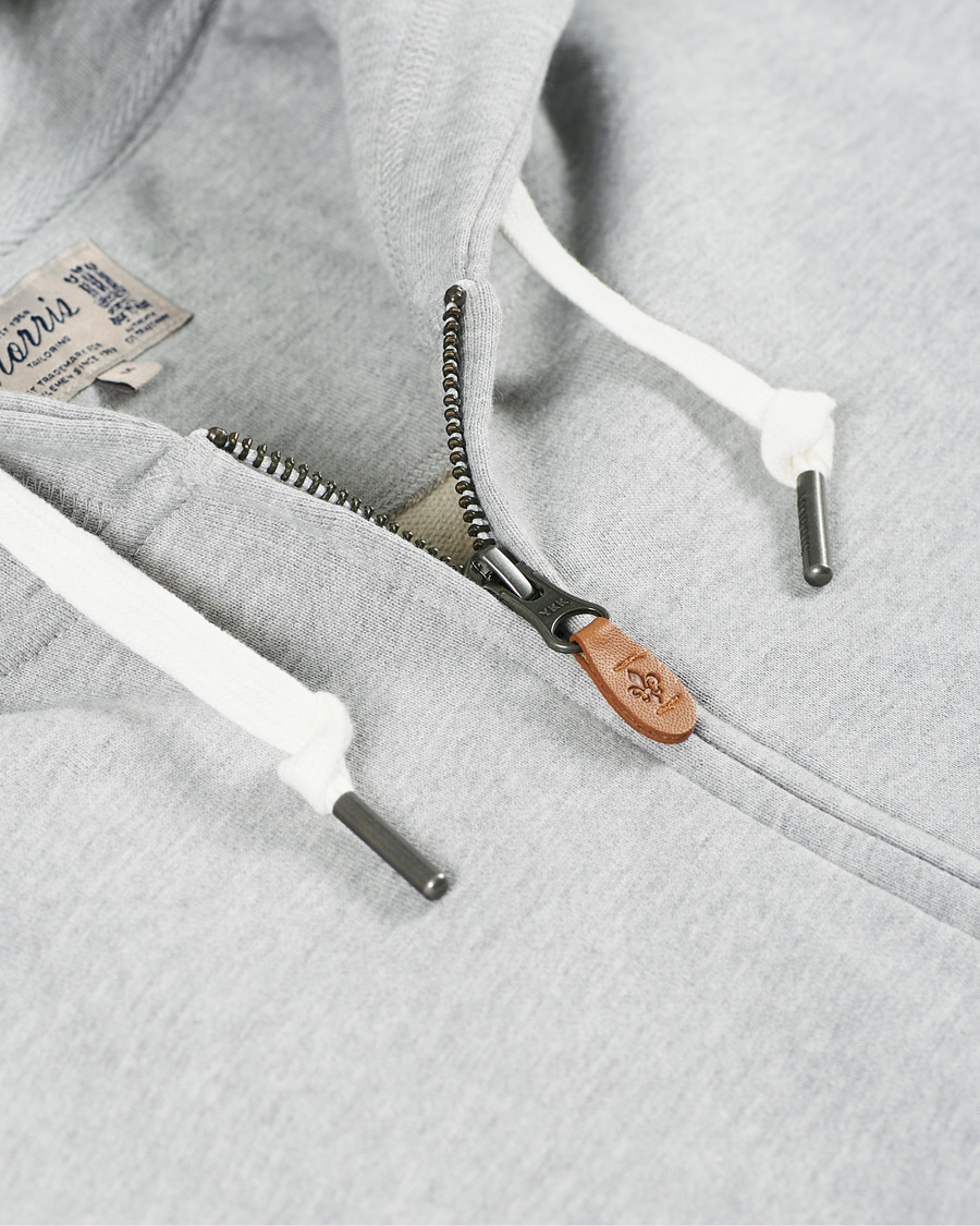 Herre | Gensere | Morris | Berkley Full-Zip Hoodie Grey Melange
