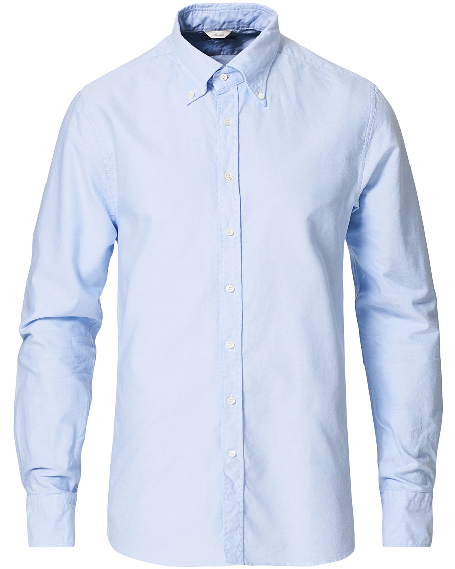 Herre | Skjorter | Stenströms | Slimline Oxford Shirt Light Blue