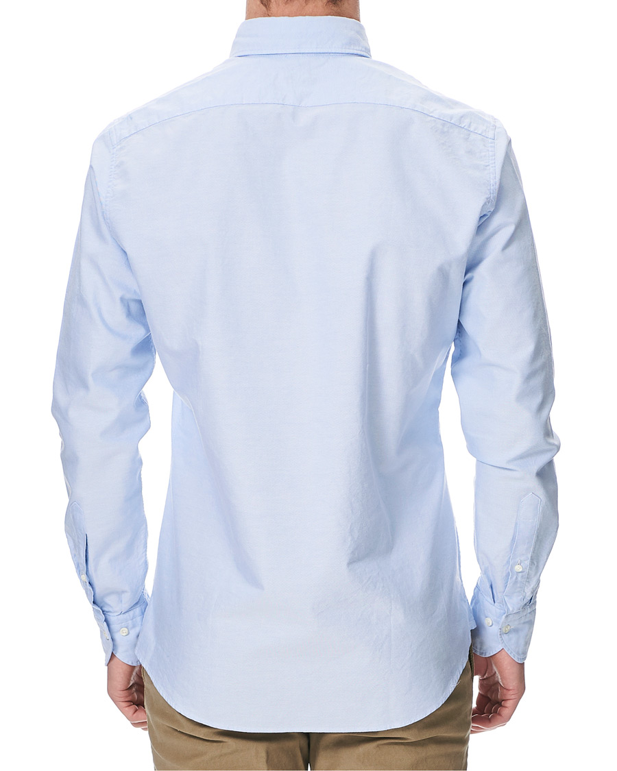Herre | Skjorter | Stenströms | Slimline Oxford Shirt Light Blue