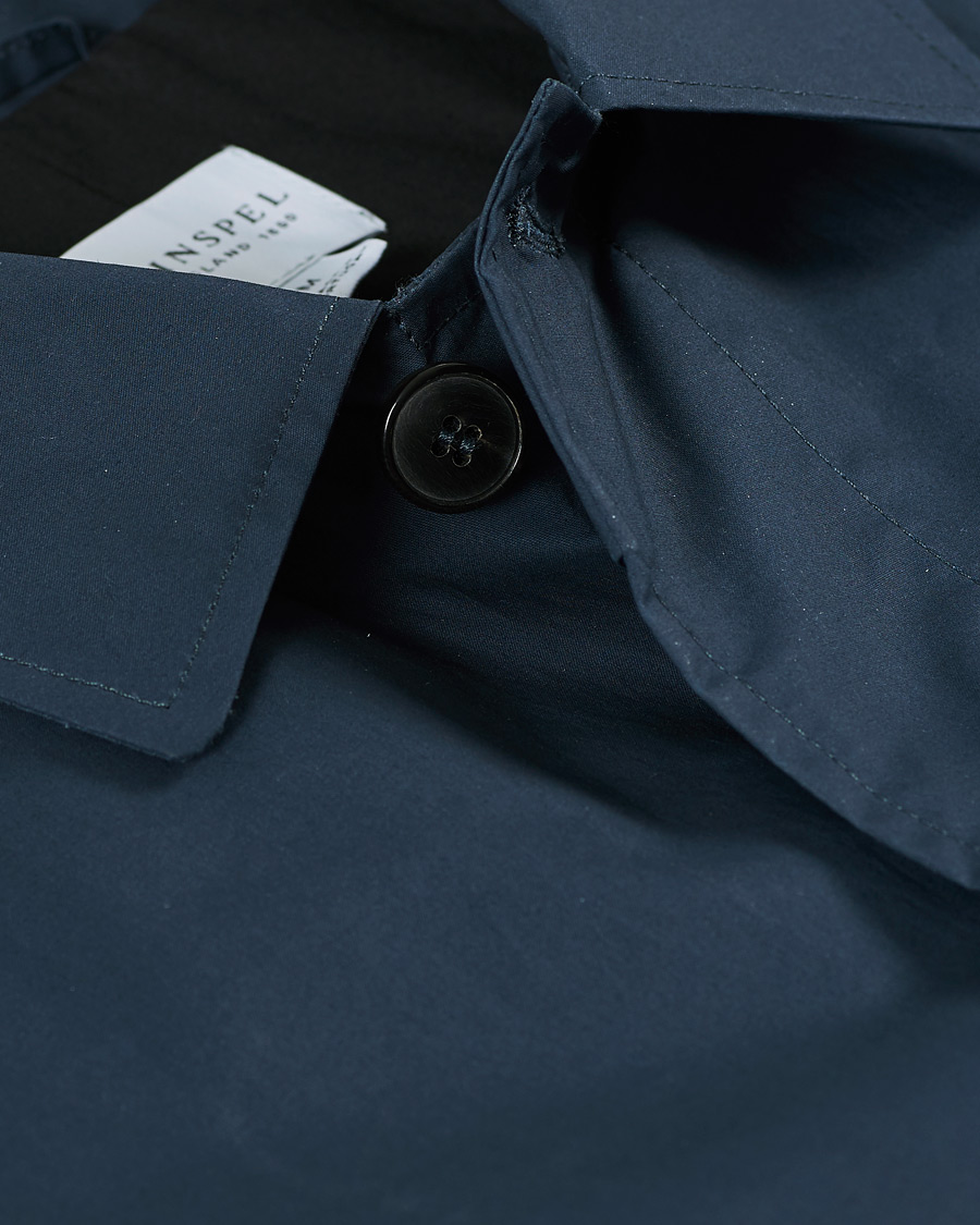 Herre | Jakker | Sunspel | Waxed Cotton Jacket Navy