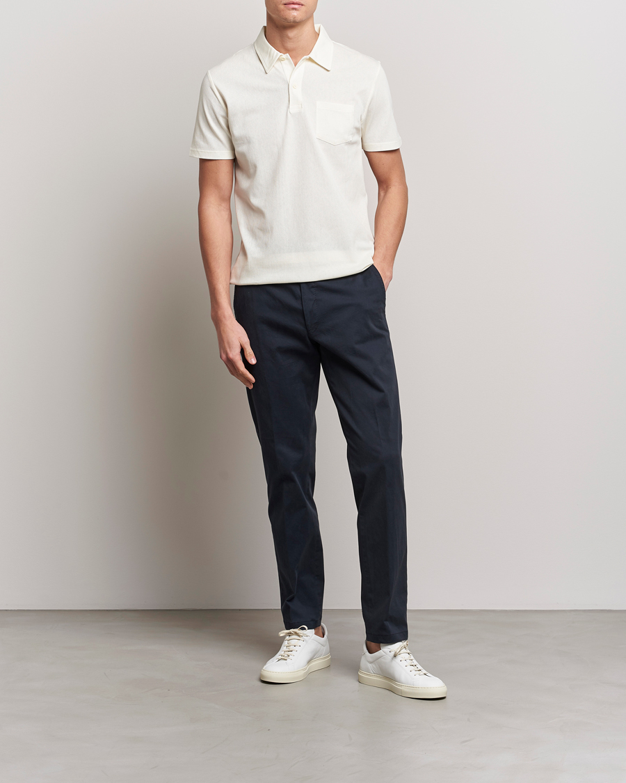 Herre | Pikéer | Sunspel | Riviera Polo Shirt Archive White