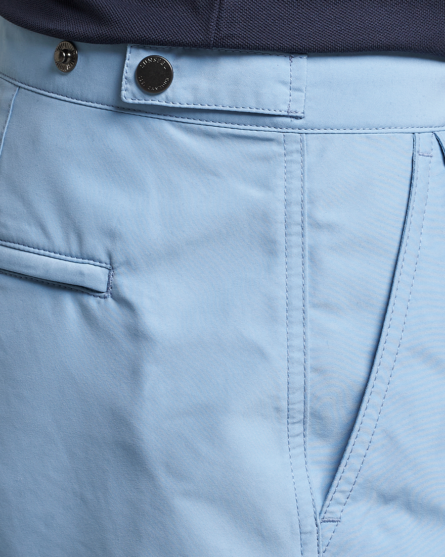 Herre | Badeshorts | Sunspel | Recycled Seaqual Tailored Swim Shorts Light Blue