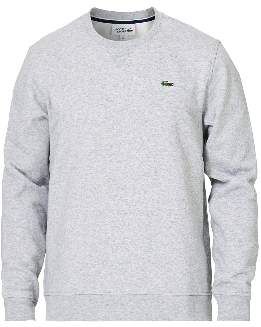 Herre | Gensere | Lacoste | Crew Neck Sweatshirt Argent Chine