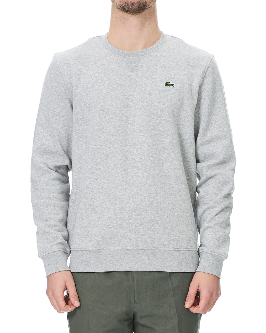 Herre | Gensere | Lacoste | Crew Neck Sweatshirt Argent Chine