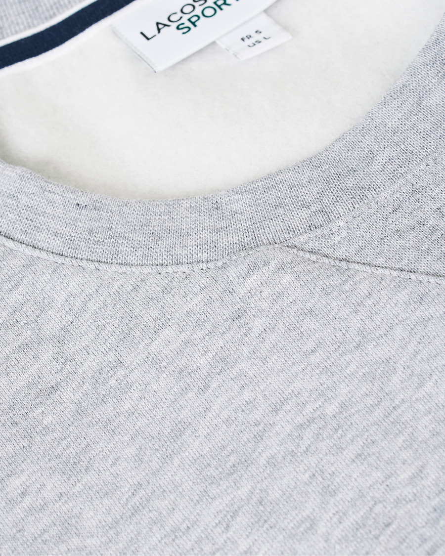 Herre | Gensere | Lacoste | Crew Neck Sweatshirt Argent Chine
