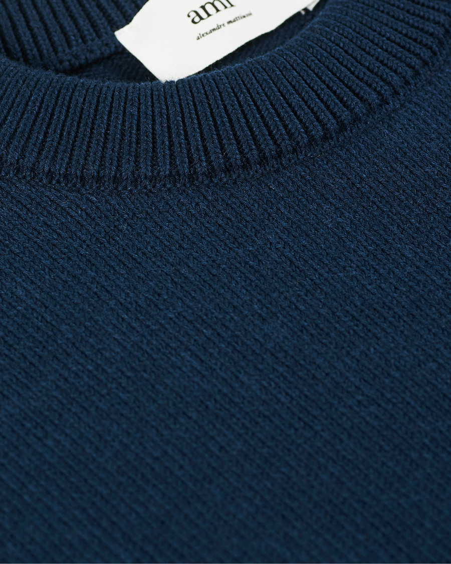 Herre | Gensere | AMI | Big Heart Oversize Sweater Navy