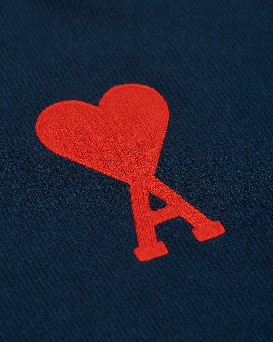 Herre | Gensere | AMI | Big Heart Oversize Sweater Navy