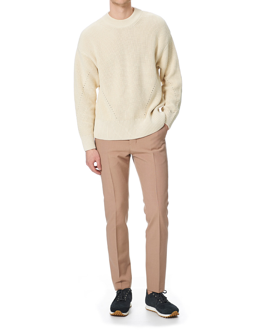 Herre | Gensere | AMI | Rib Stitch Sailor Sweater Off White