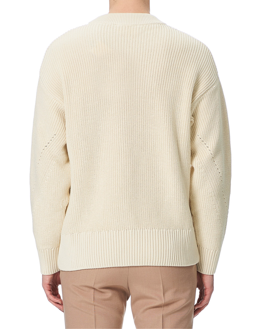 Herre | Gensere | AMI | Rib Stitch Sailor Sweater Off White