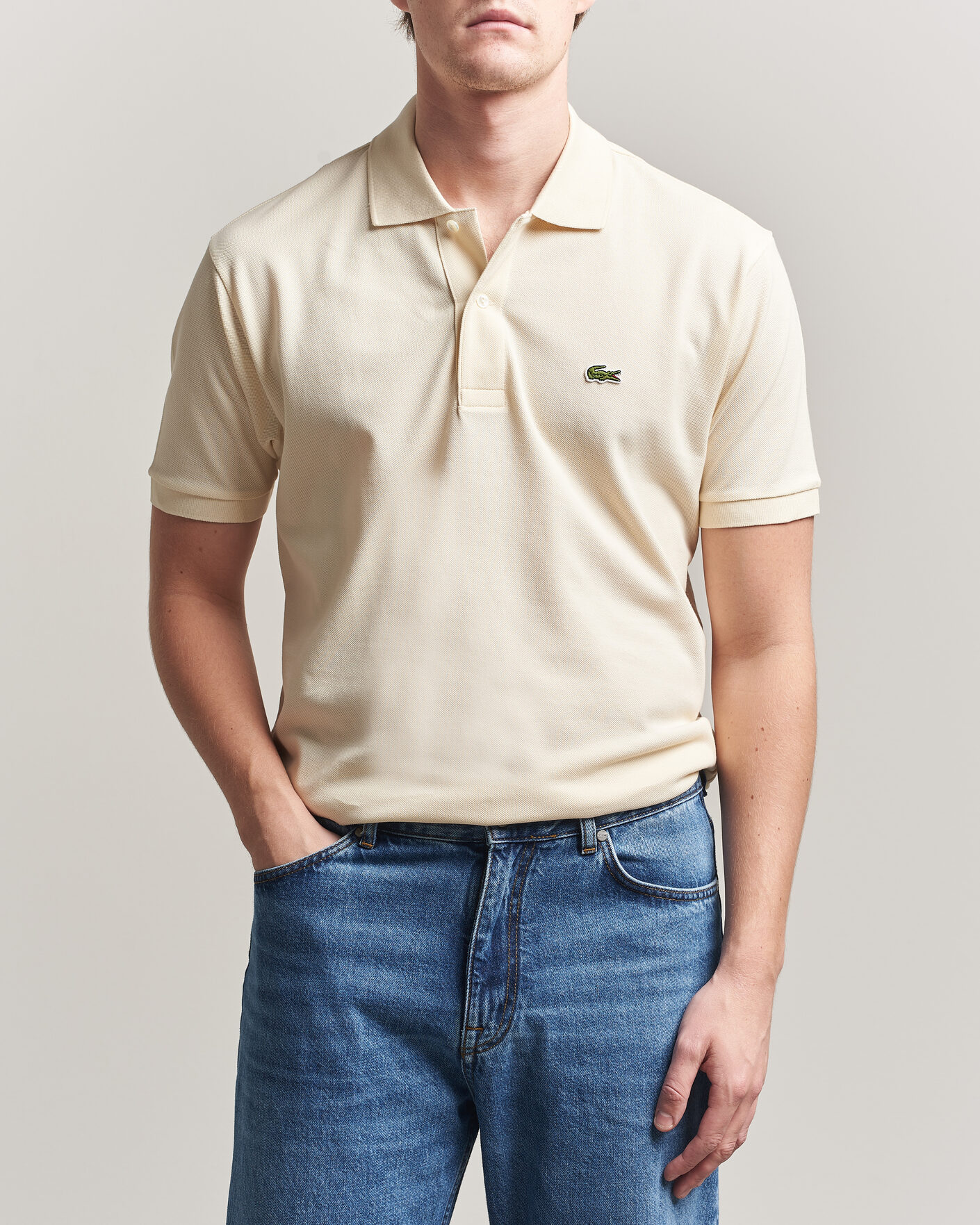 Herre | Pikéer | Lacoste | Original Polo Piké Light Natural