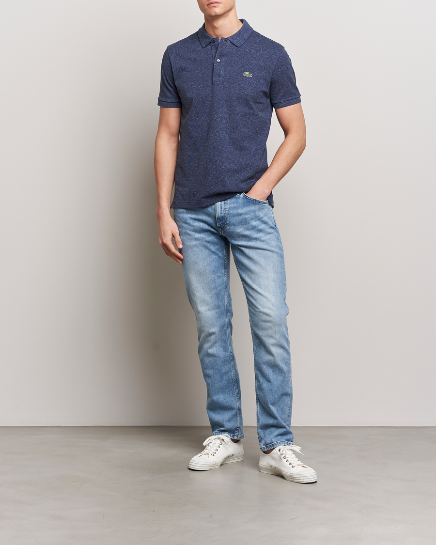 Herre | Pikéer | Lacoste | Slim Fit Polo Piké Heather Nebula