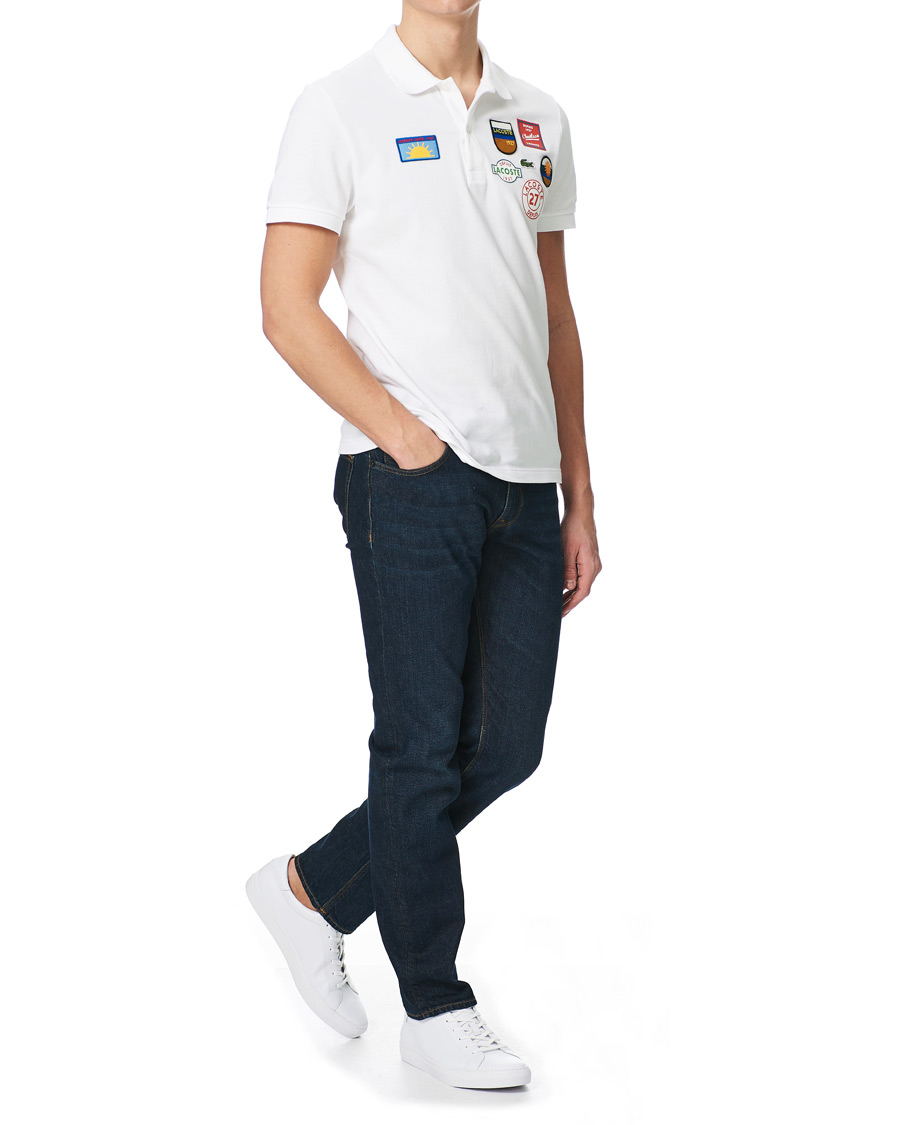 Herre | Pikéer | Lacoste | Original Patch Polo Piké White