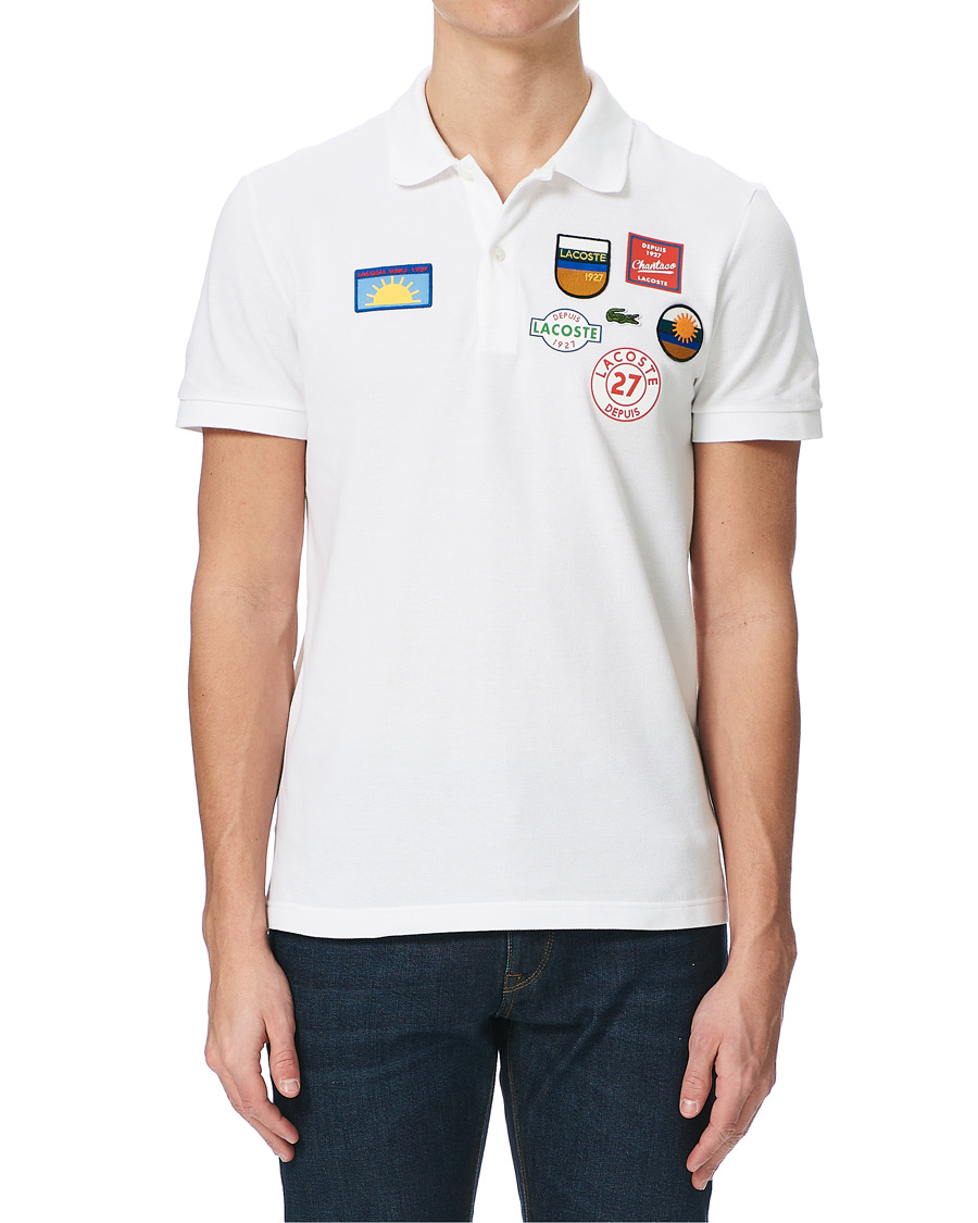 Herre | Pikéer | Lacoste | Original Patch Polo Piké White