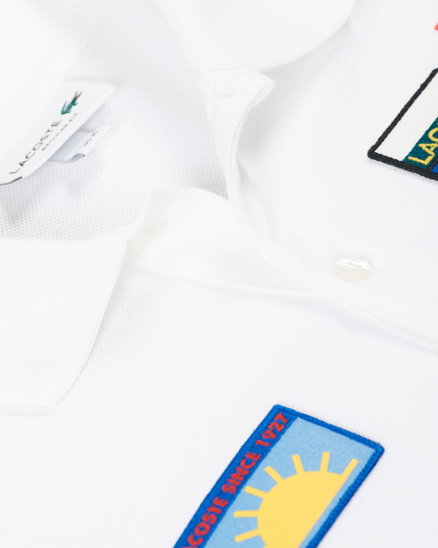 Herre | Pikéer | Lacoste | Original Patch Polo Piké White