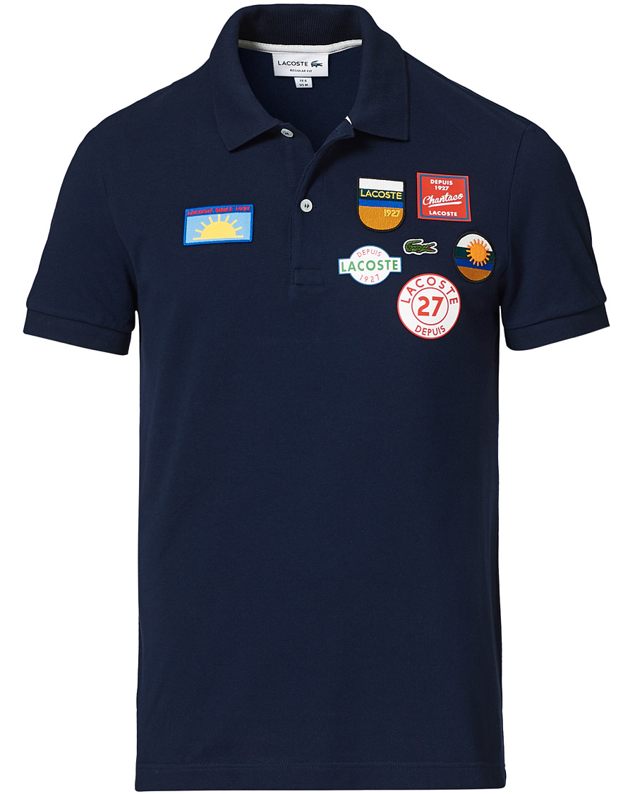 Herre | Pikéer | Lacoste | Original Patch Polo Piké Navy Blue