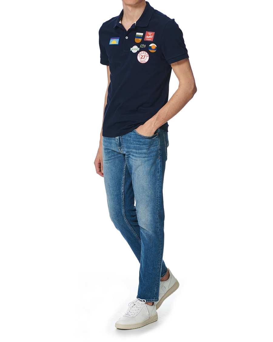 Herre | Pikéer | Lacoste | Original Patch Polo Piké Navy Blue
