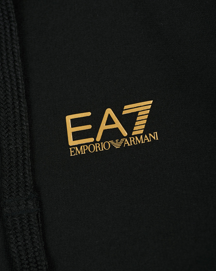 Herre | Gensere | EA7 | Train Core Full Zip Hoodie Black/Gold