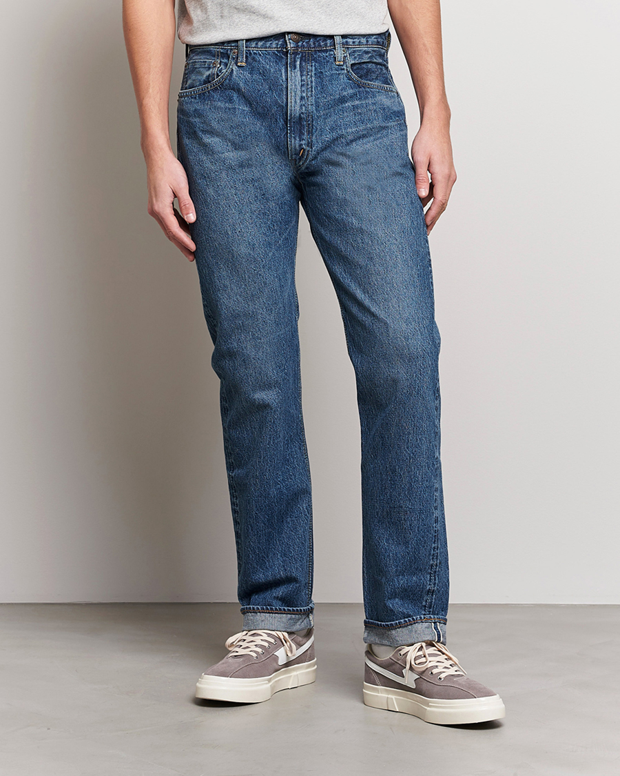 Herre | Bukser | orSlow | Tapered Fit 107 Selvedge Jeans 2 Year Wash
