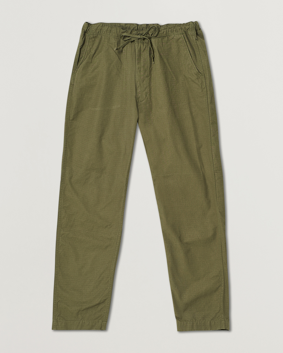 Herre | Bukser | orSlow | New Yorker Pants Army Green