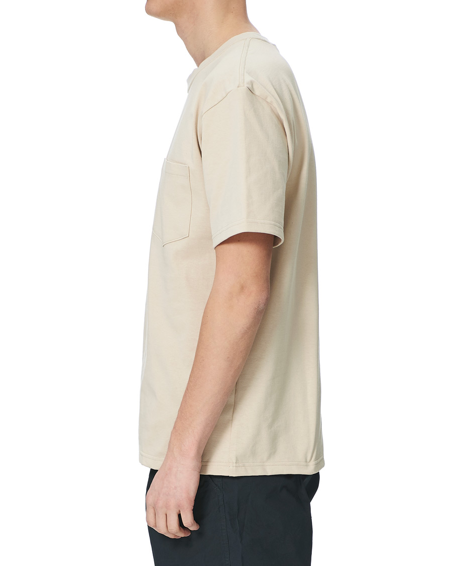Herre | T-Shirts | orSlow | Military Pocket Tee Beige