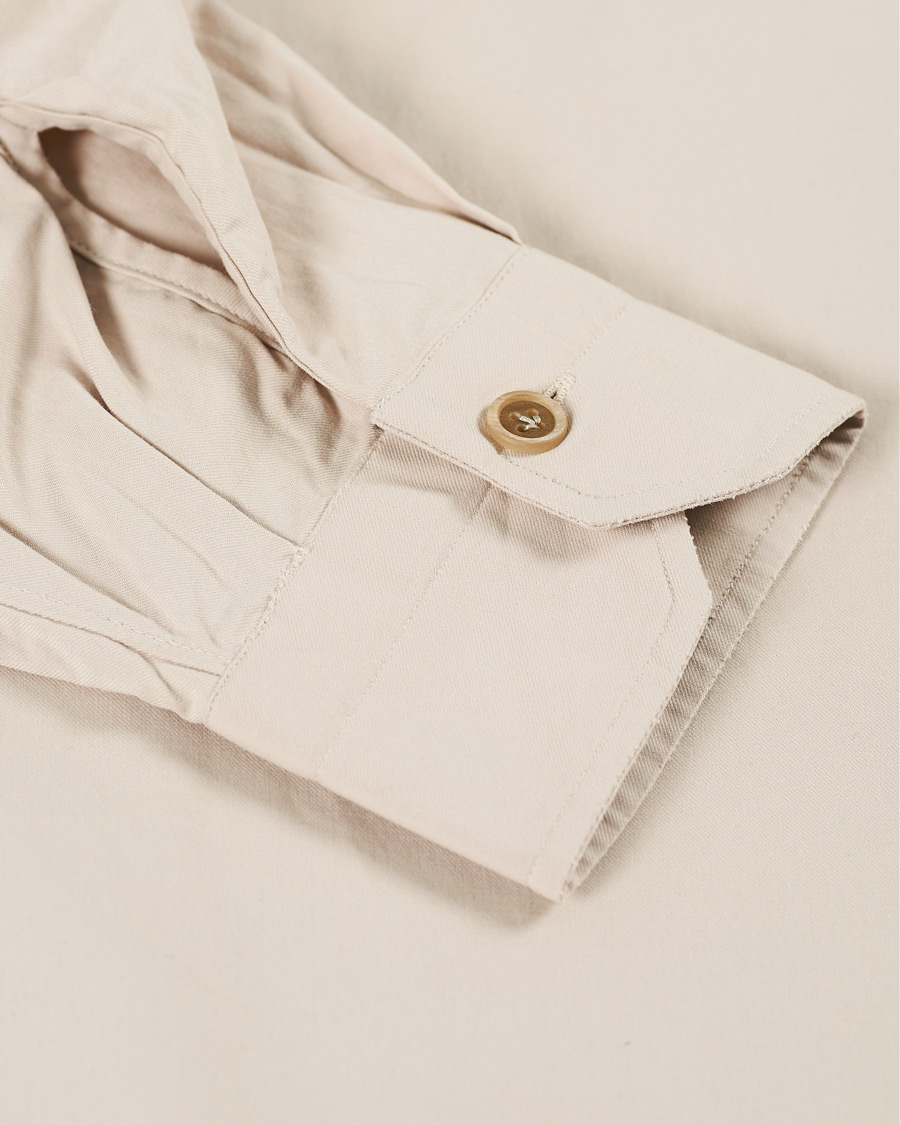 Herre | Skjorter | Finamore Napoli | Clark Overshirt Latte