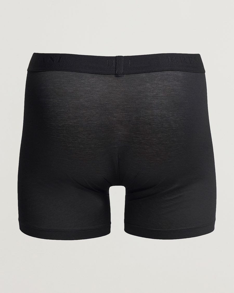 Herre | Undertøy | Bresciani | Cotton Boxer Trunk Black