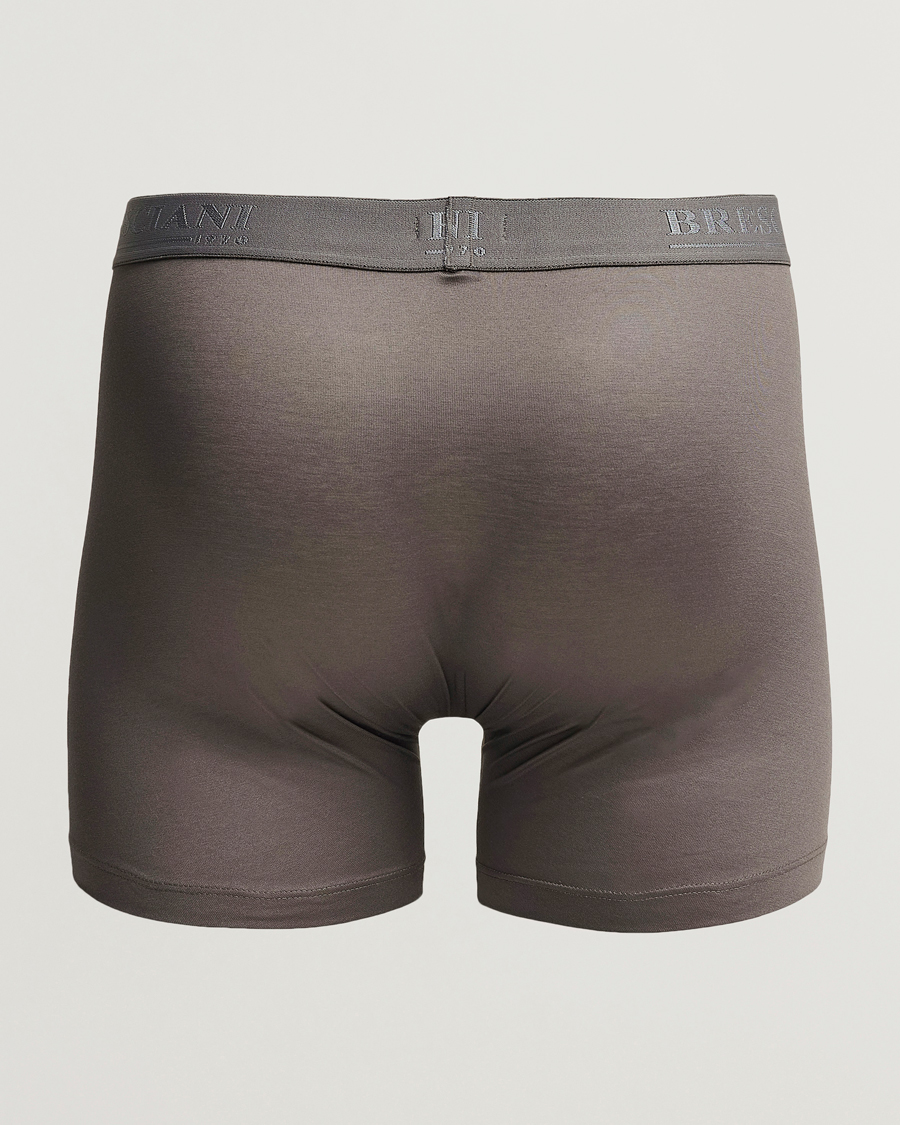 Herre | Underbukser | Bresciani | Cotton Boxer Trunk Grey