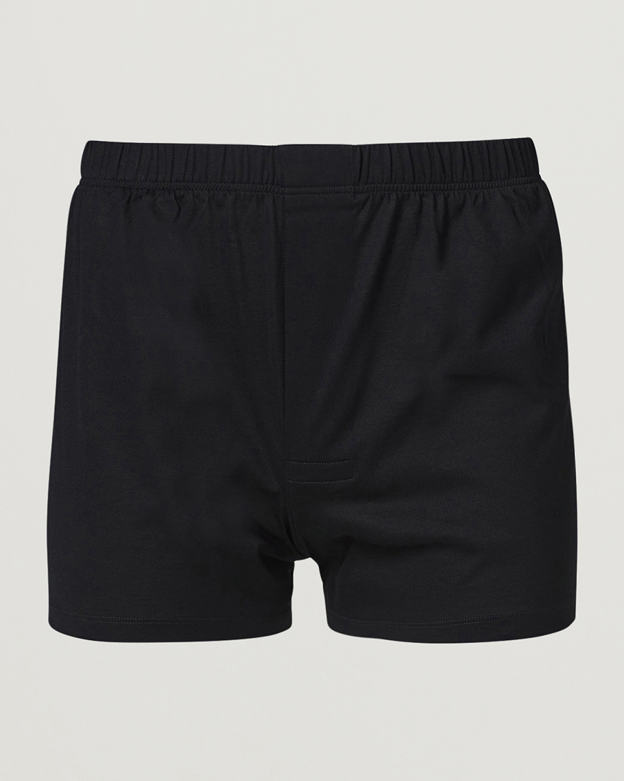 Herre | Undertøy | Bresciani | Cotton Boxer Brief Black