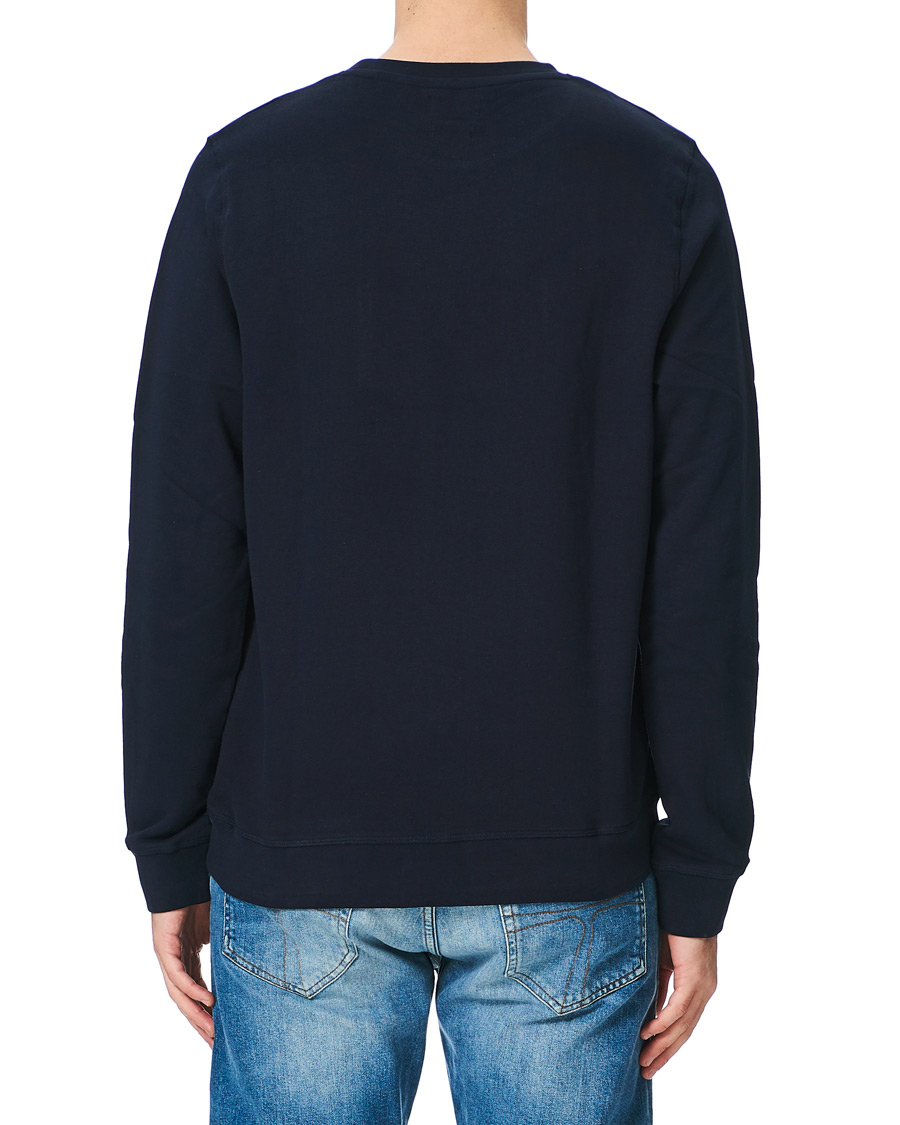 Herre | Gensere | Lexington | Barry Cotton Flag Sweatshirt Dark Blue