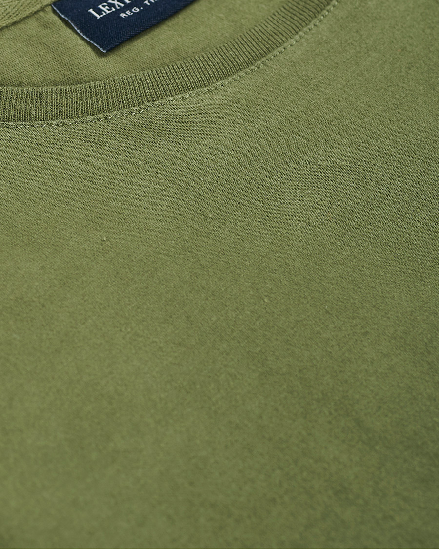 Herre | T-Shirts | Lexington | Travis Pocket Crew Neck Tee Green