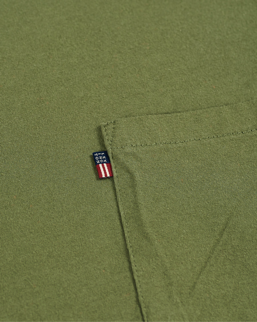 Herre | T-Shirts | Lexington | Travis Pocket Crew Neck Tee Green
