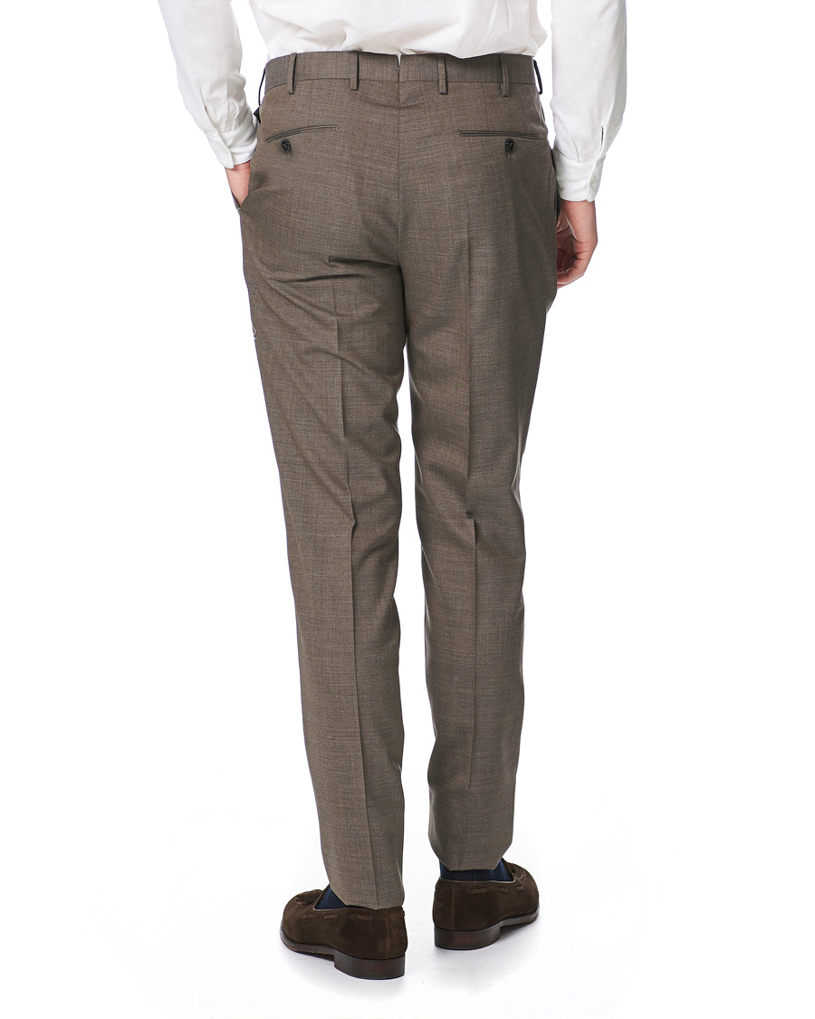 Herre | Bukser | PT01 | Gentleman Fit Wool Trousers Light Brown