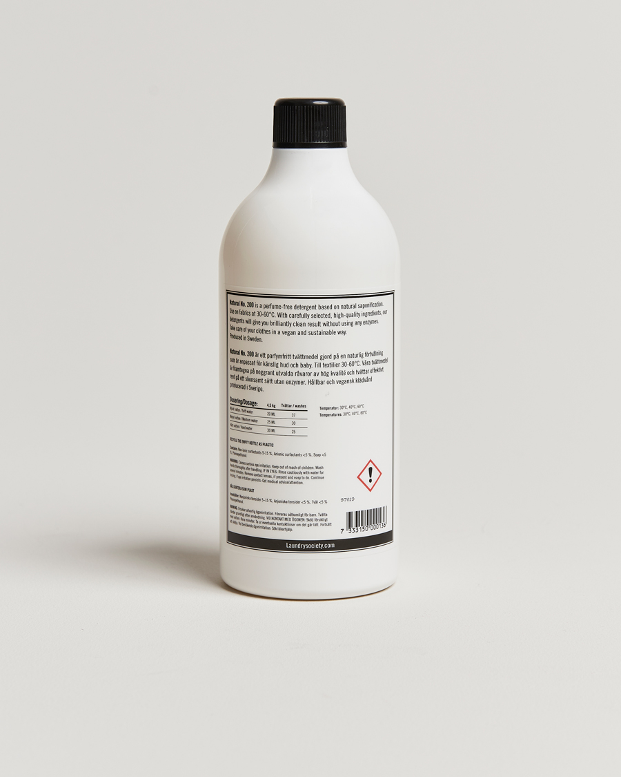 Men | Garment Care | Laundry Society | Natural Wash No. 200 750ml