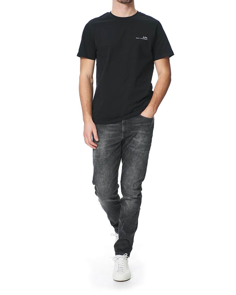 Herre | T-Shirts | A.P.C. | Item Short Sleeve T-Shirt Black