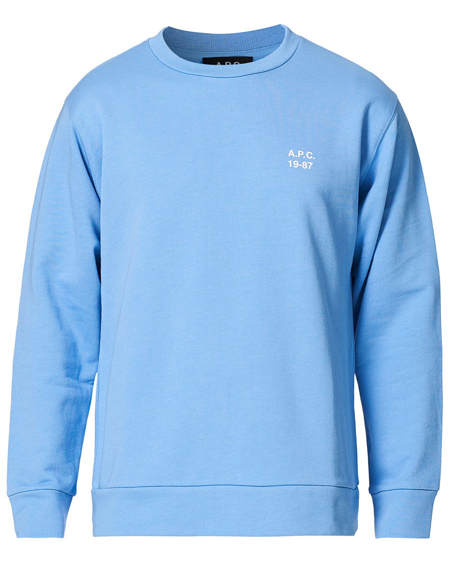 Herre | Gensere | A.P.C. | Mike Vintage Sweatshirt Light Blue