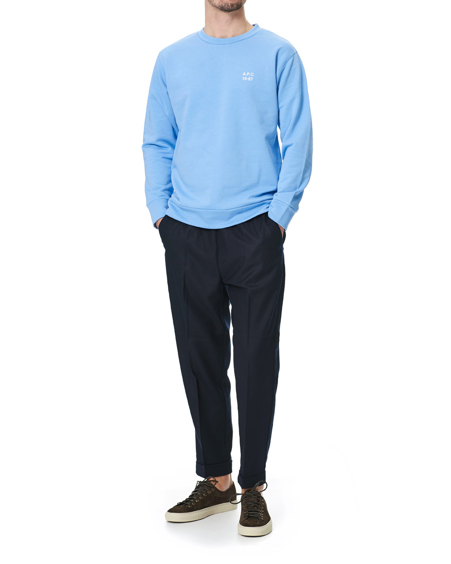 Herre | Gensere | A.P.C. | Mike Vintage Sweatshirt Light Blue