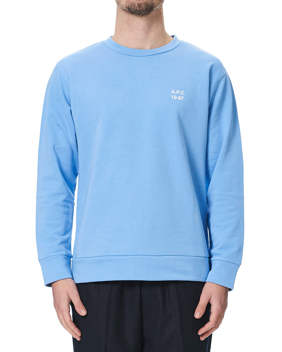 Herre | Gensere | A.P.C. | Mike Vintage Sweatshirt Light Blue