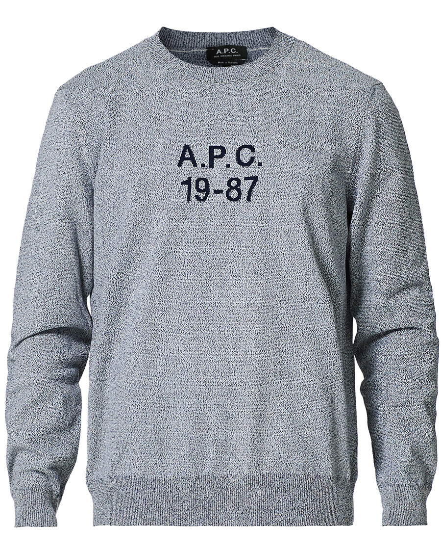 Herre | Gensere | A.P.C. | 1987 Pullover Steel Blue
