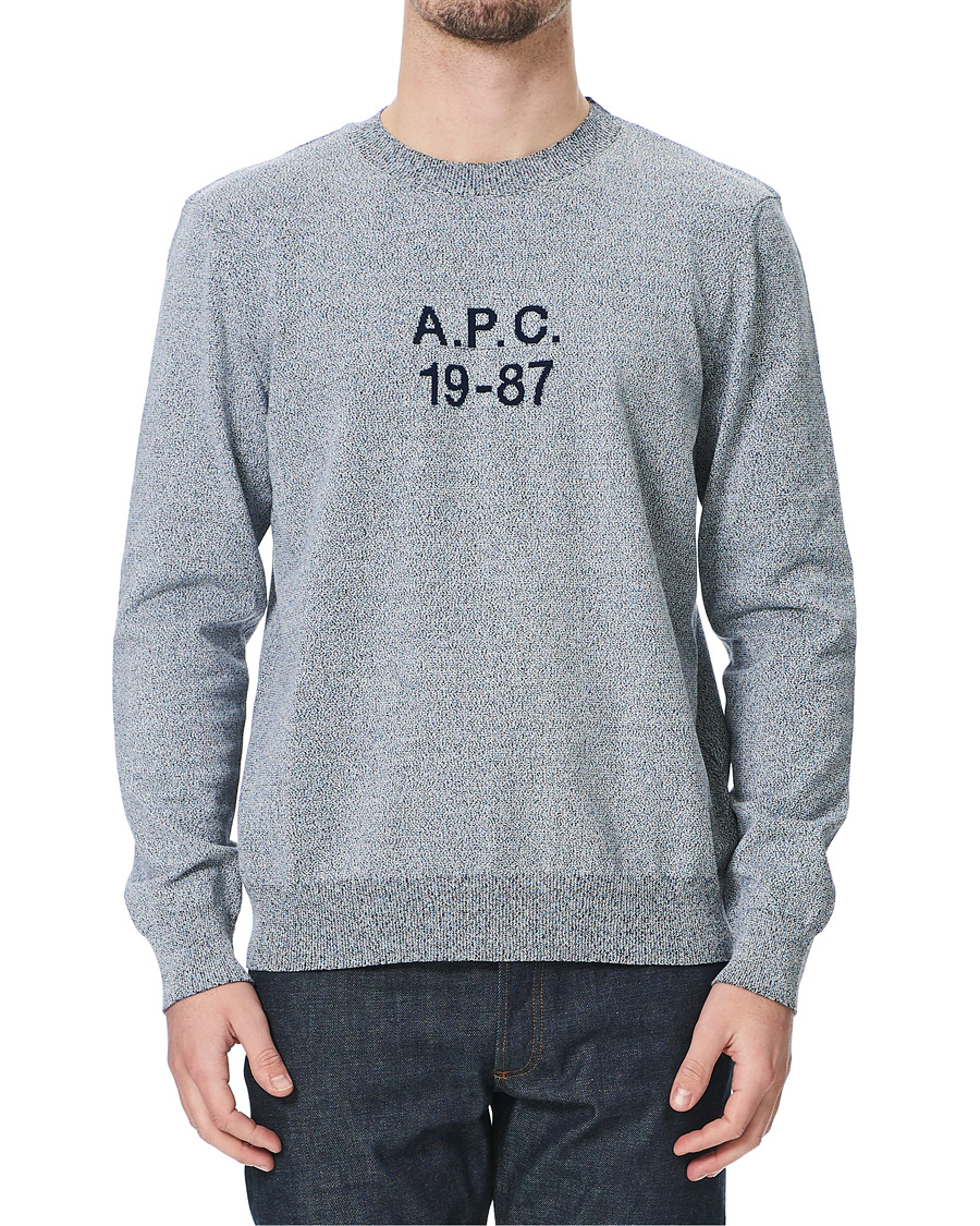 Herre | Gensere | A.P.C. | 1987 Pullover Steel Blue