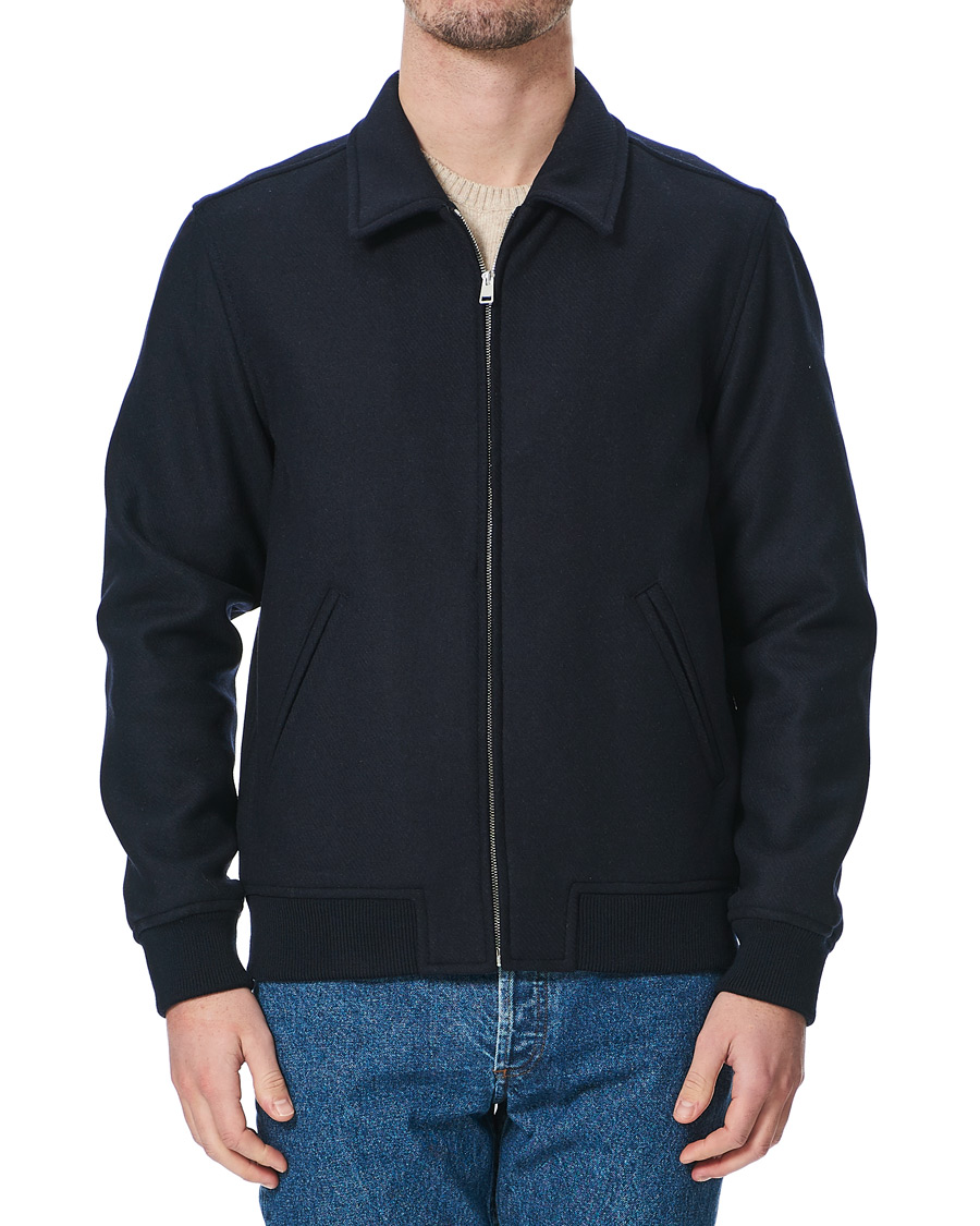 Herre | Jakker | A.P.C. | Wool Bomber jacket Navy