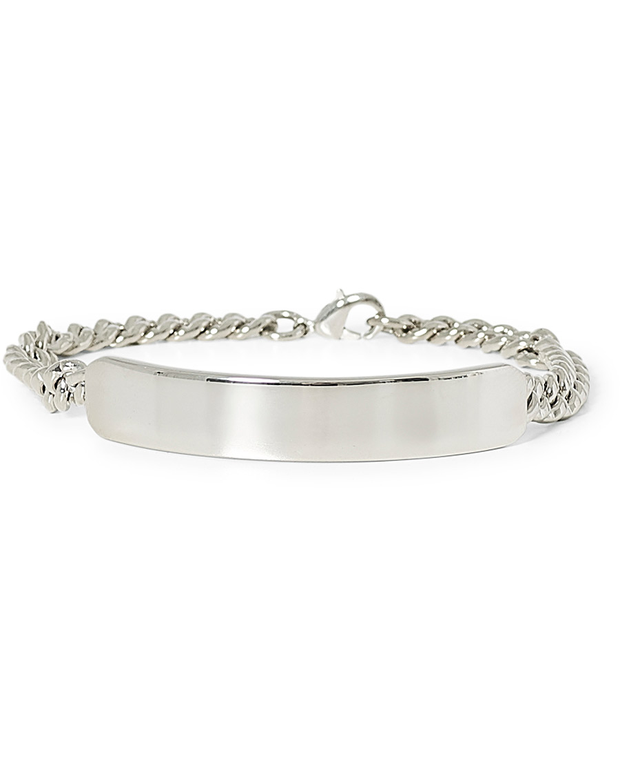 Herre | A.P.C. ID Bracelet Silver Brass | A.P.C. | ID Bracelet Silver Brass