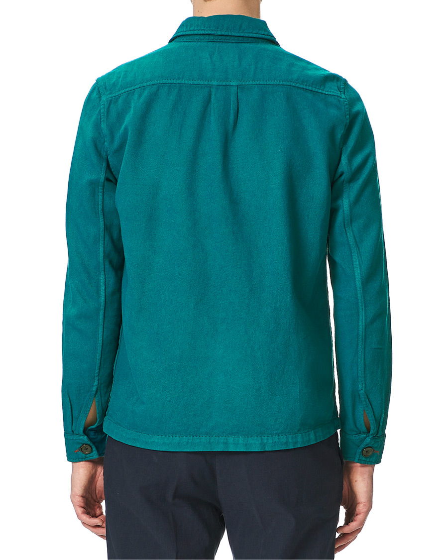 Herre | Skjorter | PS Paul Smith | Cotton/Linen Overshirt Petrol