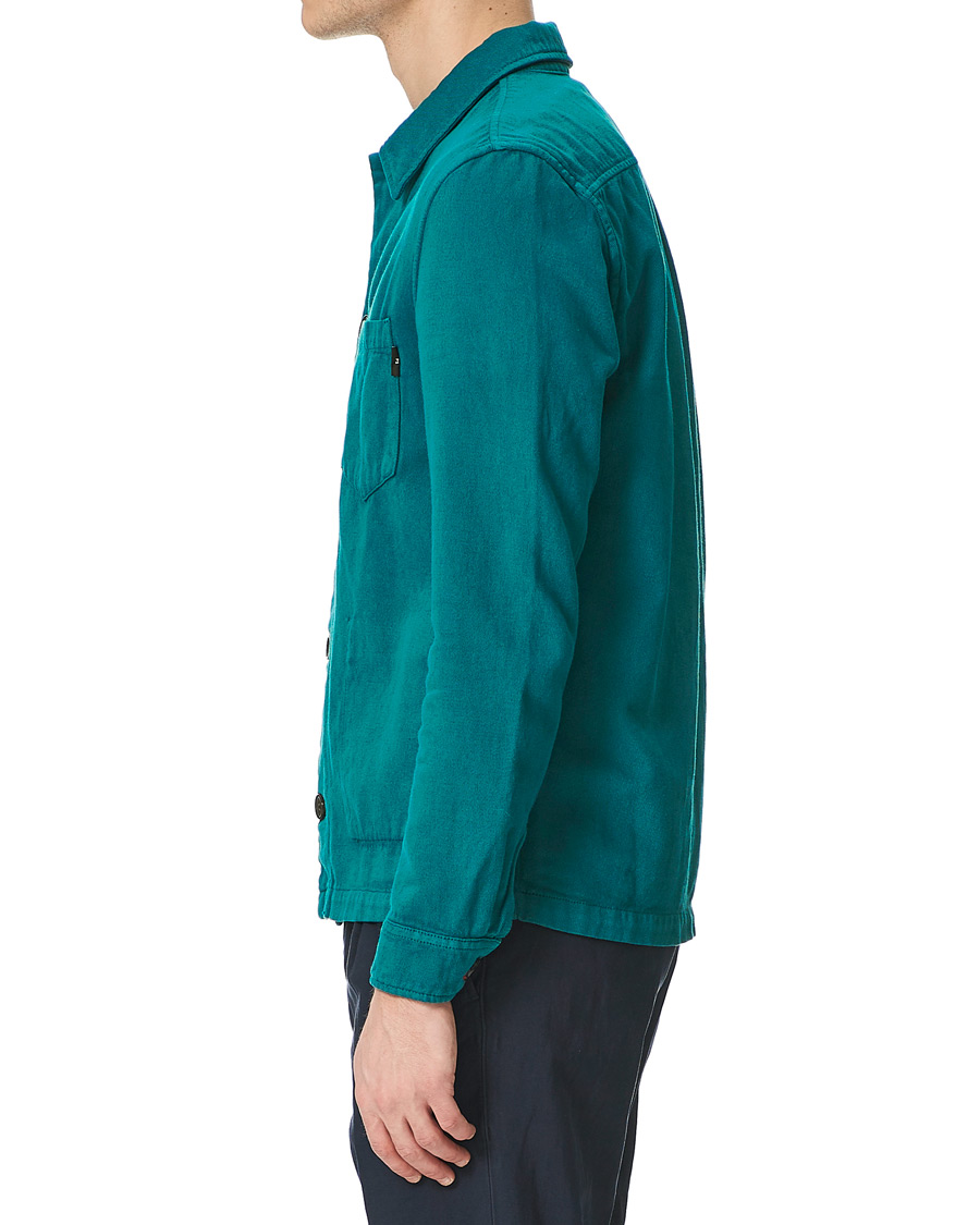 Herre | Skjorter | PS Paul Smith | Cotton/Linen Overshirt Petrol