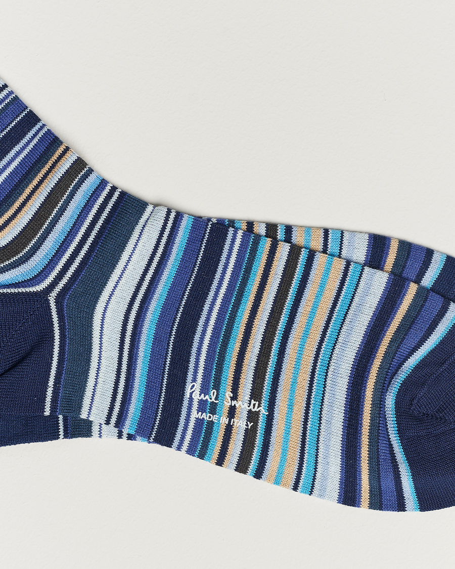 Herre |  | Paul Smith | Mulitstripe Socks Navy